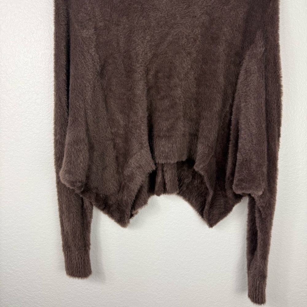 Free People Cozy Brown Women's Sweater cardigan size XS - Picture 7 of 9